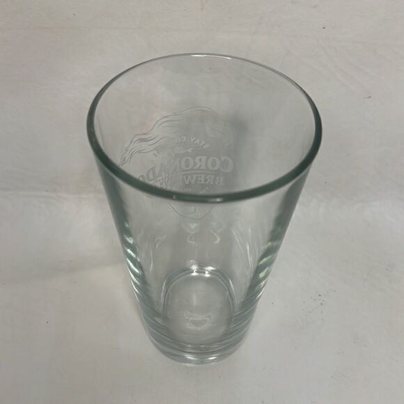 Coronado Brewing Co Beer Glass 16 Oz 3 1/4 InRound 6 In Tall Stay Coastal Cali - Picture 2 of 5
